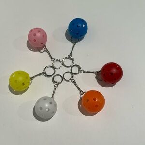 🆕 Bundle of 6 New Pickleball Keychains